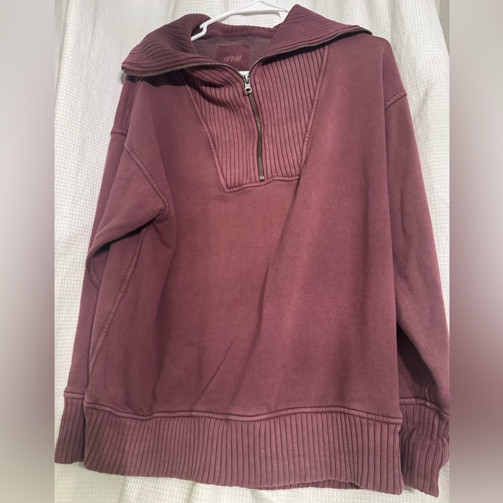 Aerie Women’s Plum Zip-Up Sweater